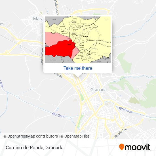 Camino de Ronda map