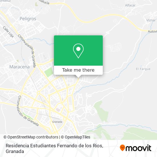 Residencia Estudiantes Fernando de los Rios map