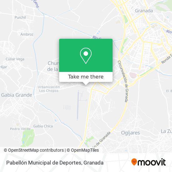 Pabellón Municipal de Deportes map