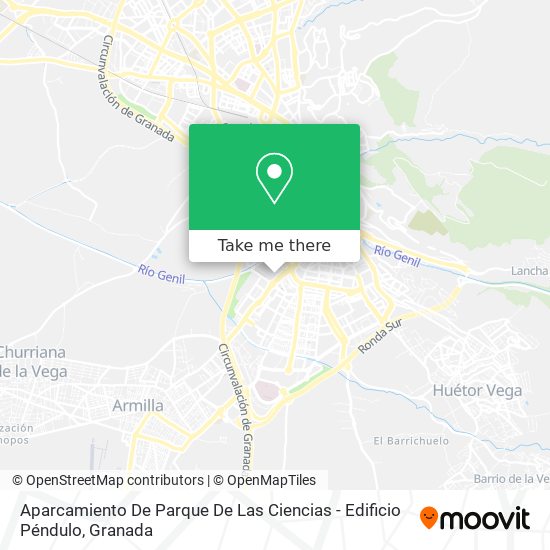 Aparcamiento De Parque De Las Ciencias - Edificio Péndulo map