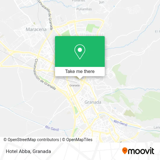 Hotel Abba map