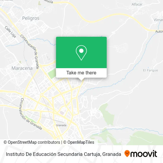 Instituto De Educación Secundaria Cartuja map