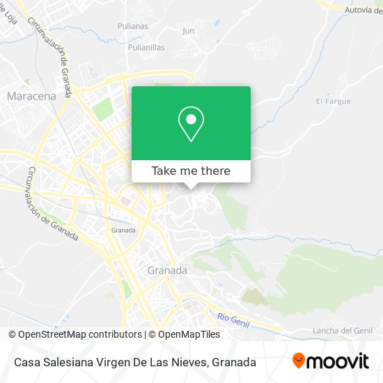 Casa Salesiana Virgen De Las Nieves map