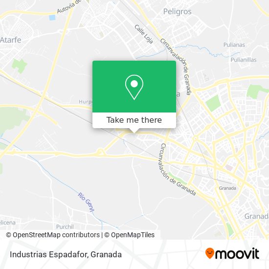 Industrias Espadafor map
