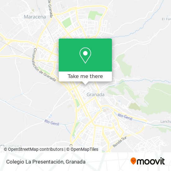 Colegio La Presentación map