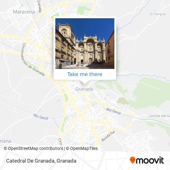 mapa Catedral De Granada