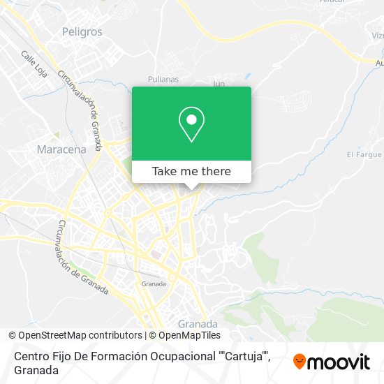 Centro Fijo De Formación Ocupacional ""Cartuja"" map