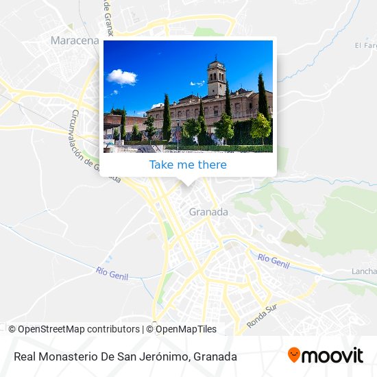 Real Monasterio De San Jerónimo map