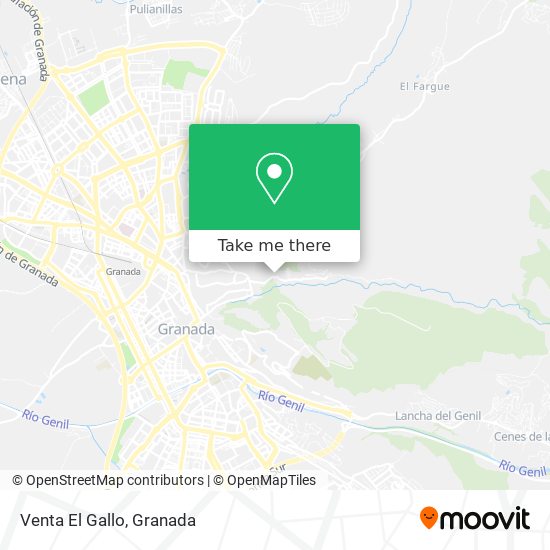 Venta El Gallo map
