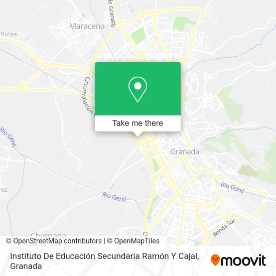 mapa Instituto De Educación Secundaria Ramón Y Cajal