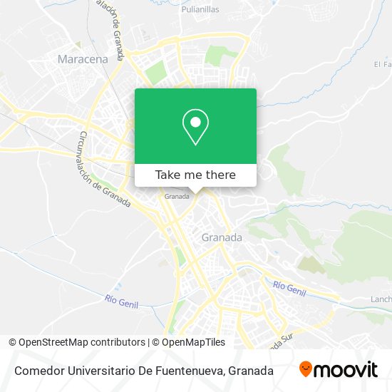 Comedor Universitario De Fuentenueva map
