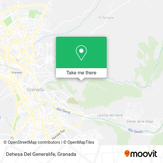 Dehesa Del Generalife map