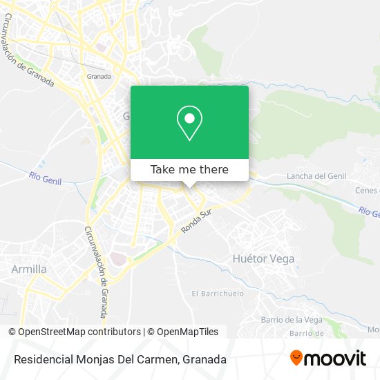 mapa Residencial Monjas Del Carmen