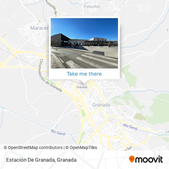 mapa Estación De Granada