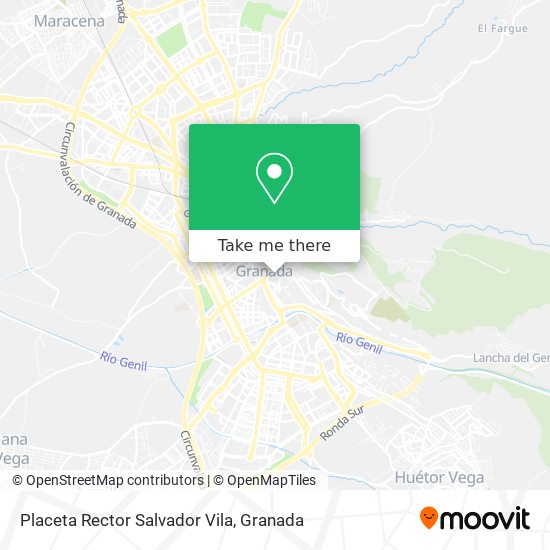 mapa Placeta Rector Salvador Vila