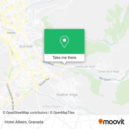Hotel Albero map