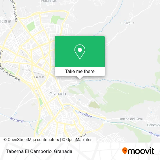 Taberna El Camborio map