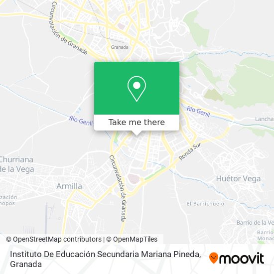 mapa Instituto De Educación Secundaria Mariana Pineda
