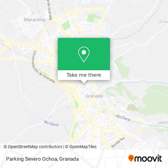 mapa Parking Severo Ochoa