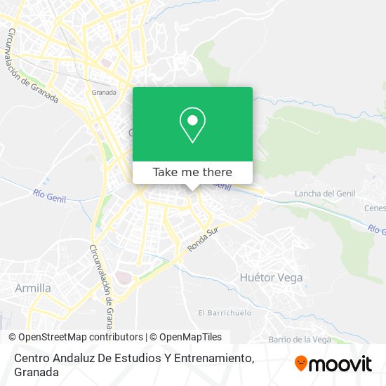 Centro Andaluz De Estudios Y Entrenamiento map