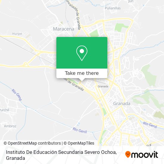 mapa Instituto De Educación Secundaria Severo Ochoa
