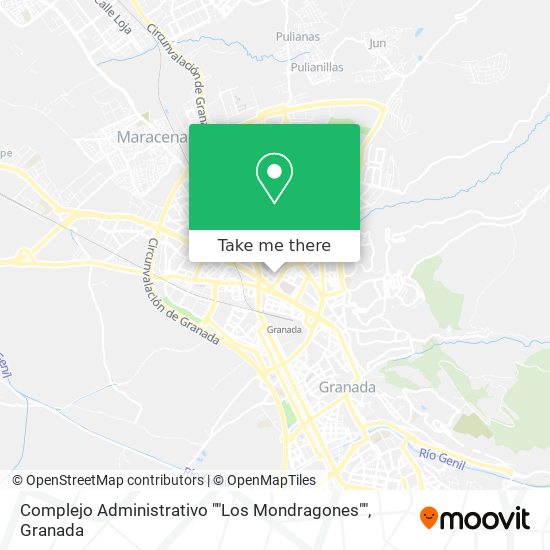 Complejo Administrativo ""Los Mondragones"" map