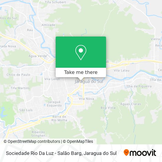 Sociedade Rio Da Luz - Salão Barg map
