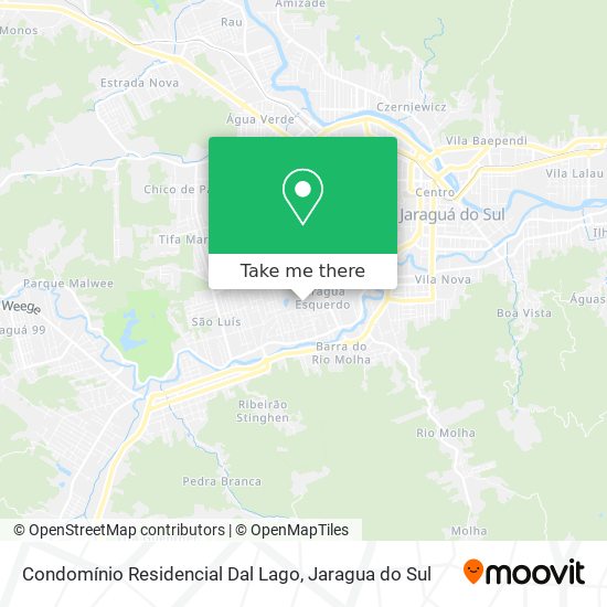 Mapa Condomínio Residencial Dal Lago