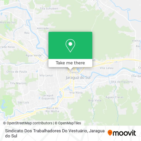 Sindicato Dos Trabalhadores Do Vestuário map