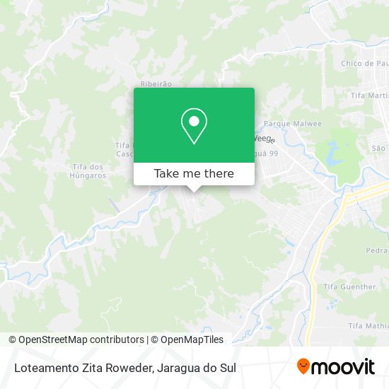 Loteamento Zita Roweder map