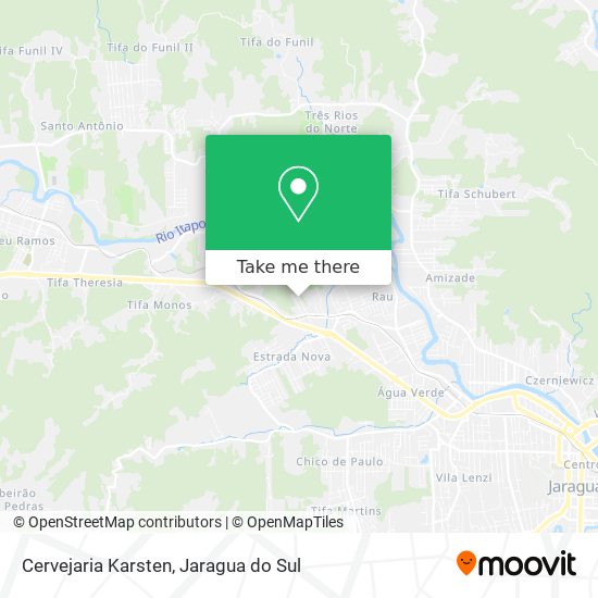 Cervejaria Karsten map
