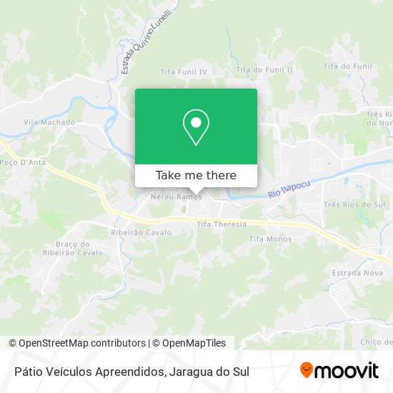 Pátio Veículos Apreendidos map