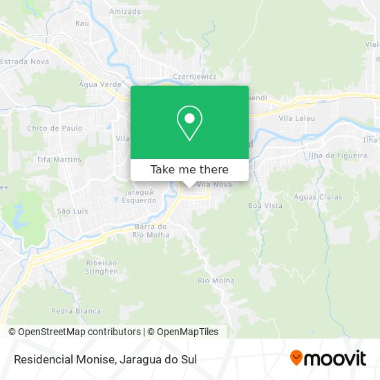 Residencial Monise map