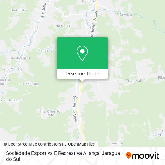Sociedade Esportiva E Recreativa Aliança map