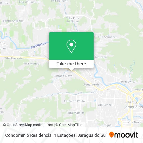 Mapa Condomínio Residencial 4 Estações