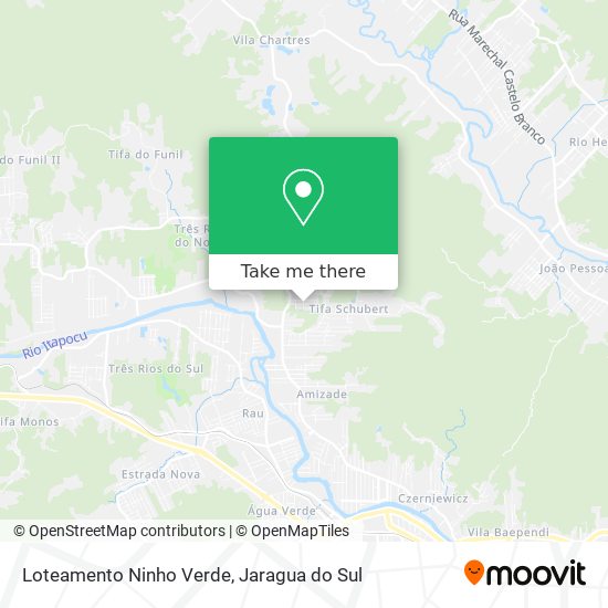 Loteamento Ninho Verde map