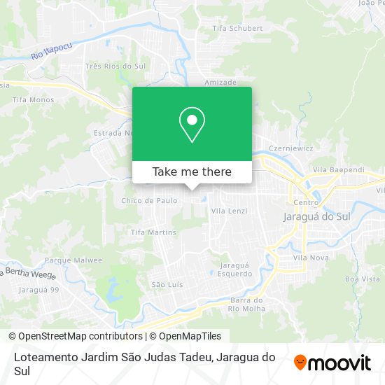 Mapa Loteamento Jardim São Judas Tadeu