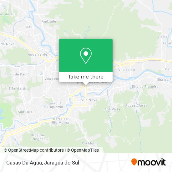 Casas Da Água map