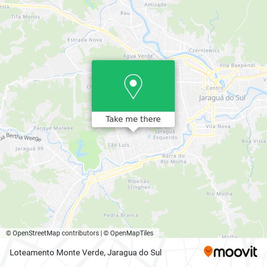 Mapa Loteamento Monte Verde