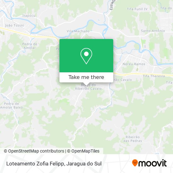 Loteamento Zofia Felipp map