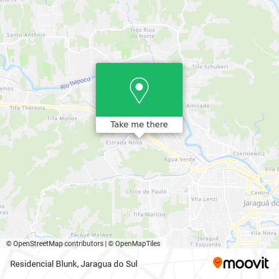 Residencial Blunk map