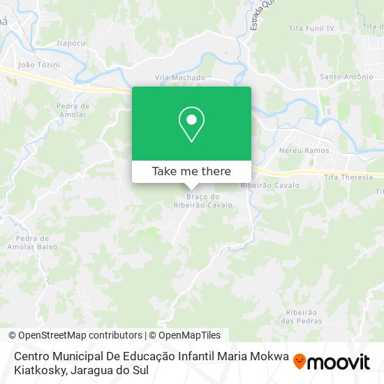 Mapa Centro Municipal De Educação Infantil Maria Mokwa Kiatkosky