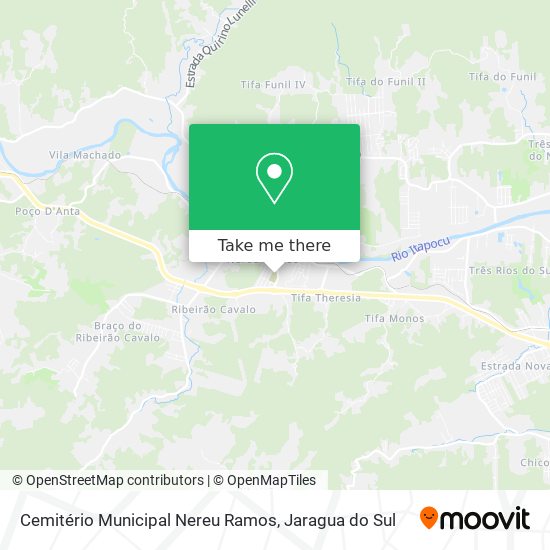 Mapa Cemitério Municipal Nereu Ramos