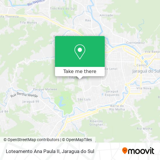 Loteamento Ana Paula II map