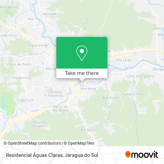 Residencial Águas Claras map