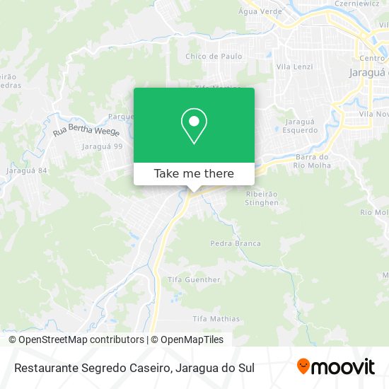 Restaurante Segredo Caseiro map