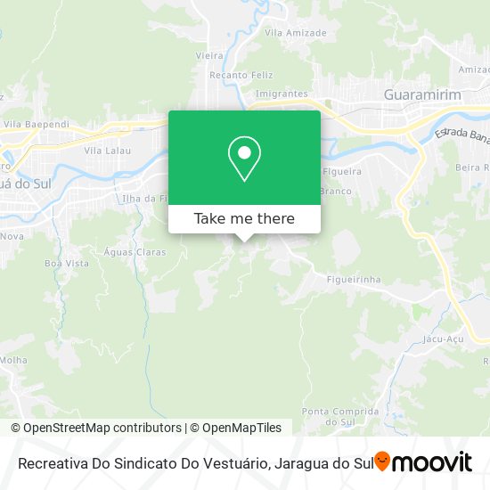 Recreativa Do Sindicato Do Vestuário map