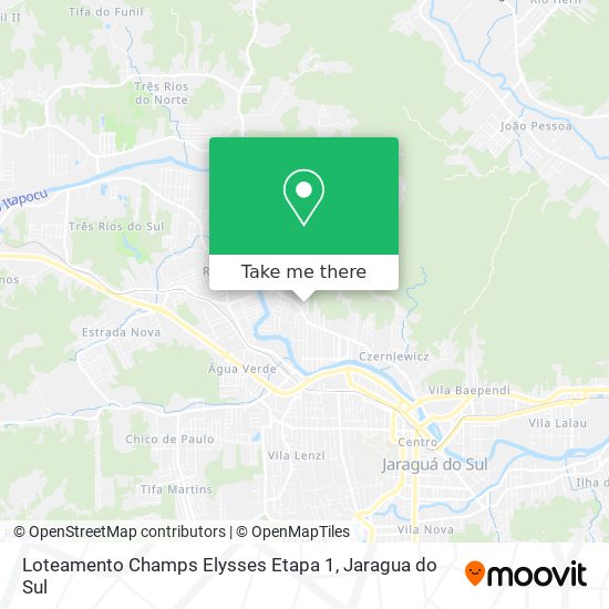 Loteamento Champs Elysses Etapa 1 map