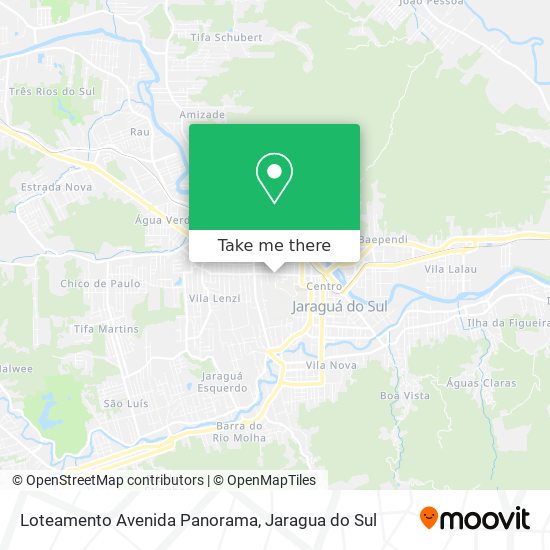 Loteamento Avenida Panorama map