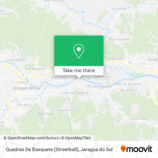 Quadras De Basquete (Streetball) map